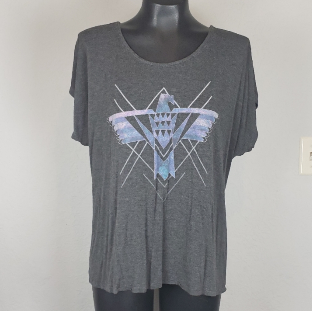 PoolHouse Grey Graphic Shirt